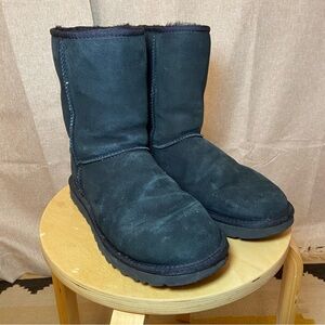 UGG Black Shearling Lined Boots